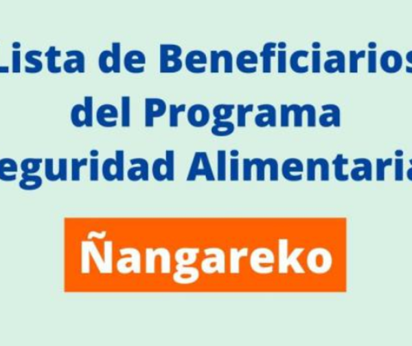 Lista de beneficiarios de la SEN