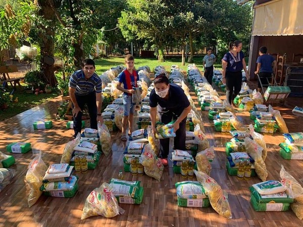 ULTIMAN DETALLES PARA LA DISTRIBUCIÓN DE VÍVERES EN SAN RAFAEL DEL PNÁ