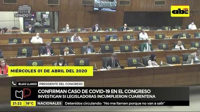 Confirman caso de Covid-19 en el congreso - Mesa de Periodistas - ABC Color