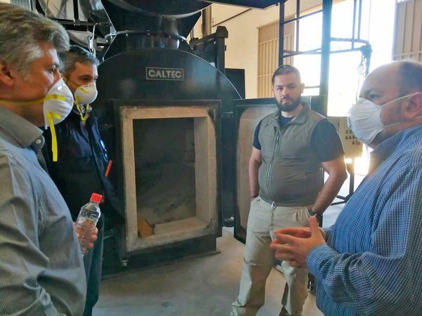 Covid-19: Inspeccionan horno pirolítico de la Secretaría Nacional Antidrogas