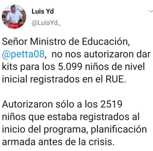 GUERRA DE » TUITS»: PETTA TRATA A YD DE MENTIROSO Y OPORTUNISTA