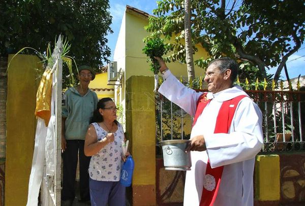 Bendición de palmas en tiempos de cuarentena