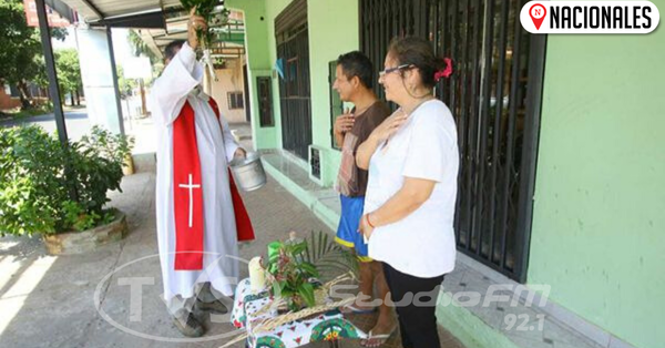 Bendición de palmas en tiempos de cuarentena