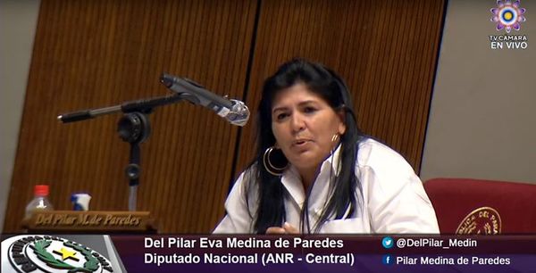 Imputan a la diputada Del Pilar Medina por presunta violación de cuarentena - Nacionales - ABC Color