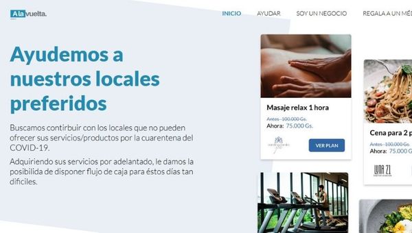 A la Vuelta: la web que ayuda a que tu negocio no quede sin ingresos durante la cuarentena