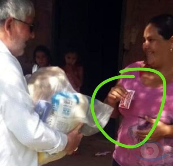 En Zanja Pyta, el Intendente discrimina a ciudadanos con la entrega de víveres