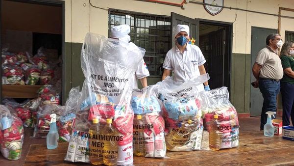 MEC prosigue con reparto de kits alimentarios