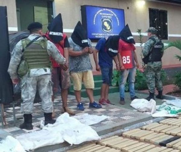 392 kilos de Cannabis y cuatro detenidos en la colonia San Luis