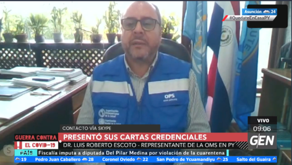 HOY / Luis Alberto Escoto, representante de la OPS y la OMS en Paraguay, sobre panorama respecto al COVID-19