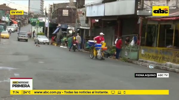 Escaso movimiento en el Mercado 4 - ABC Noticias - ABC Color