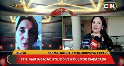 Bajac utilizó vehículo de Embajada en Perú