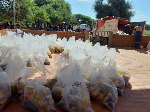 Comunidades chaqueñas insatisfechas con cantidad de víveres entregados