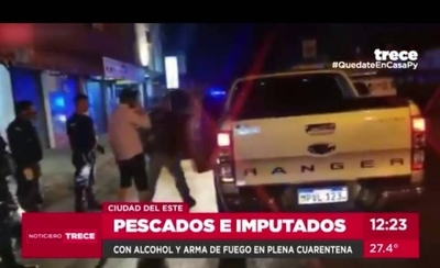 HOY / Trio violó cuarentena con camioneta de intendente de CDE y quedaron detenidos