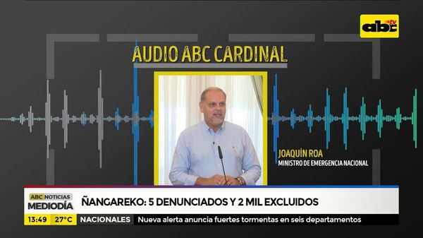 Ñangareko: 5 denunciados y 2.000 excluidos - ABC Noticias - ABC Color