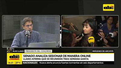 ¿El Senado podrá sesionar de manera online? - ABC Noticias - ABC Color