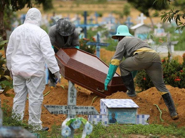 Brasil llega a 553 muertes por Covid-19 y supera los 12.000 casos confirmados