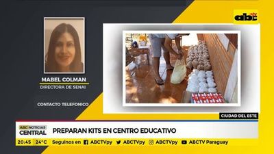 Menores privados de su libertad preparan kits de alimentos para familiares - ABC Noticias - ABC Color