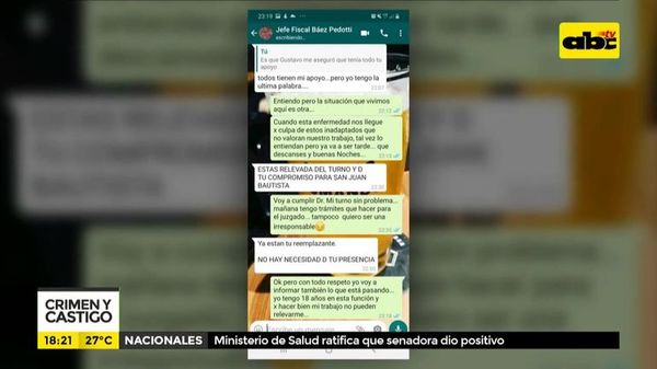 Relevan a asistente fiscal en Ayolas - Crimen y castigo - ABC Color