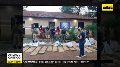 Crimen y Castigo: Incautaron casi 400 kg de marihuana en PJC - Crimen y castigo - ABC Color