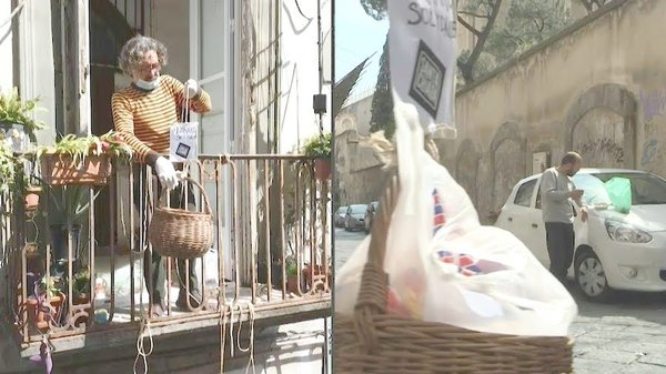 Comparten comida en los canastos solidarios | Crónica