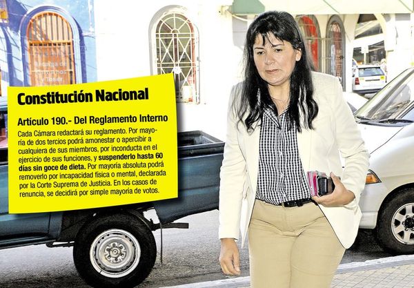 Cartistas y abdistas buscan salvar a la diputada que violó la cuarentena - Política - ABC Color