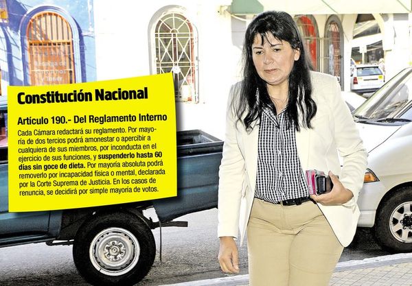 Cartistas y abdistas buscan salvar a la  diputada que  violó la cuarentena - Política - ABC Color