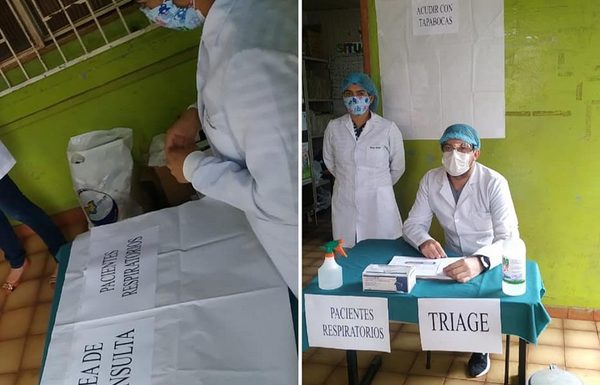 Ejecutan protocolo de atención en USF Pablo Rojas, Ciudad del Este