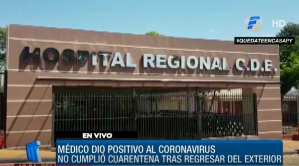 Médico con Covid-19 positivo realizó una cirugía durante su cuarentena