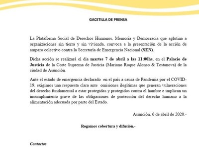 Promoverán amparo contra la SEN por 'omisiones ilegítimas'