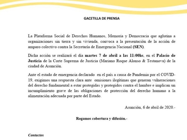 Promoverán amparo contra la SEN por 'omisiones ilegítimas'