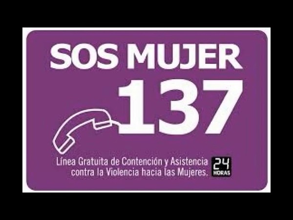 MINISTERIO INSTA AL USO RESPONSABLE DE LA LÍNEA 137 «SOS MUJER»
