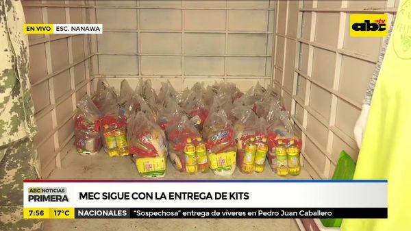 MEC sigue con la entrega de kits - ABC Noticias - ABC Color