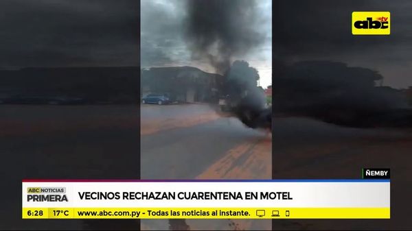 Vecinos rechazan cuarentena en motel - ABC Noticias - ABC Color