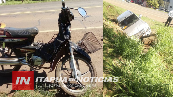 INTENDENTE DE JESÚS SUFRE ACCIDENTE EN ZONA DE CAPITÁN MIRANDA.