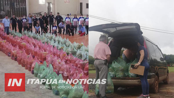 MUNICIPALIDAD DE TOMÁS R. PEREIRA LLEGA CON ALIMENTOS A FAMILIAS.