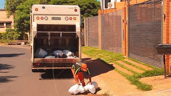 Recolección de basura en Asunción irá hasta el jueves