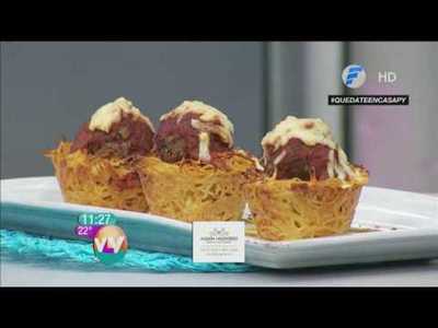 Pastelitos de pasta con so´o apu´a | Recetas de Vive la Vida XL