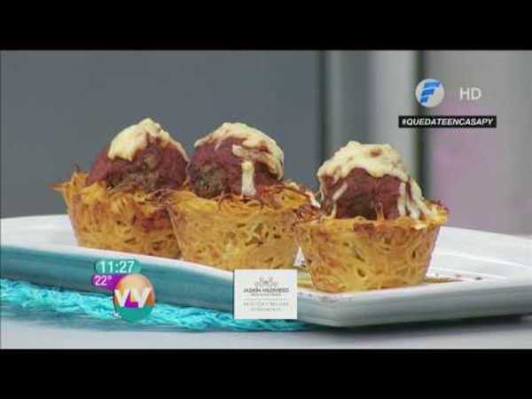 Pastelitos de pasta con so´o apu´a | Recetas de Vive la Vida XL