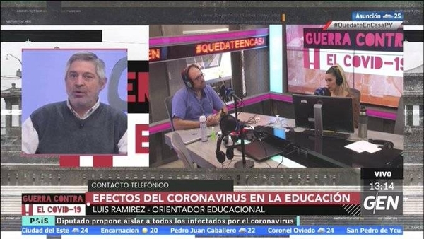 HOY / Luis Ramírez, Orientador Educacional, sobre los efectos del coronavirus en la educación