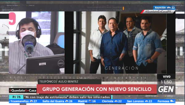 HOY / Alejo Benítez, del Grupo Generación, sobre el nuevo sencillo de la agrupación