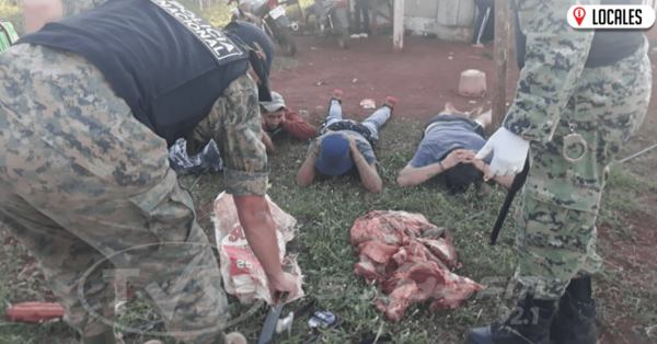 Por abigeato, detienen a cuatro personas en Cambyretá