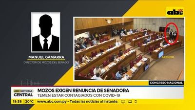 Mozos exigen renuncia de senadora - ABC Noticias - ABC Color