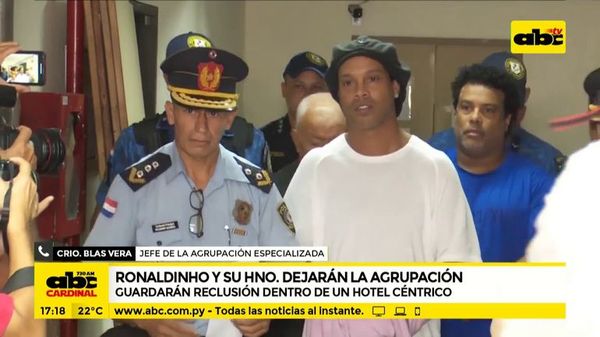 Ronaldinho y su hermano dejarán la Agrupación - ABC Noticias - ABC Color