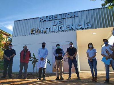 Inauguran en CDE pabellón exclusivo para pacientes con cuadros respiratorios   - ABC en el Este - ABC Color