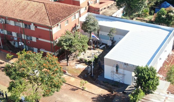 Pabellón de CONTINGENCIA presenta GRAVES deficiencia ESTRUCTURAL