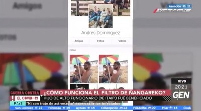Hijo de funcionario de Itaipú figura en lista de beneficiarios de Ñangareko | Info Caacupe