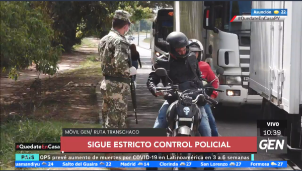 HOY / Fiscal Aldo Cantero, sobre control policial y militar sobre la Ruta Transchaco
