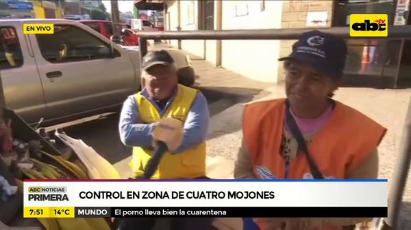 Bajas ventas de vendedores informales en zona de 4 Mojones - ABC Noticias - ABC Color