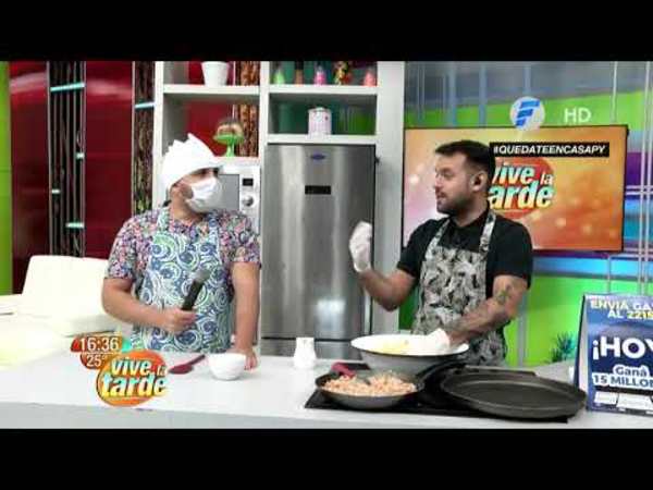 Chipa so'o ryguasu preparamos en la cocina de Vive la Tarde