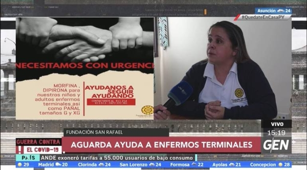 HOY / La Fundación San Rafael realiza campaña de donación de medicamentos y alimentos para enfermos terminales